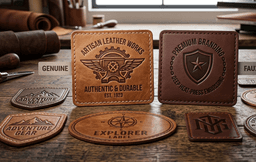 Embossed Leather Patches