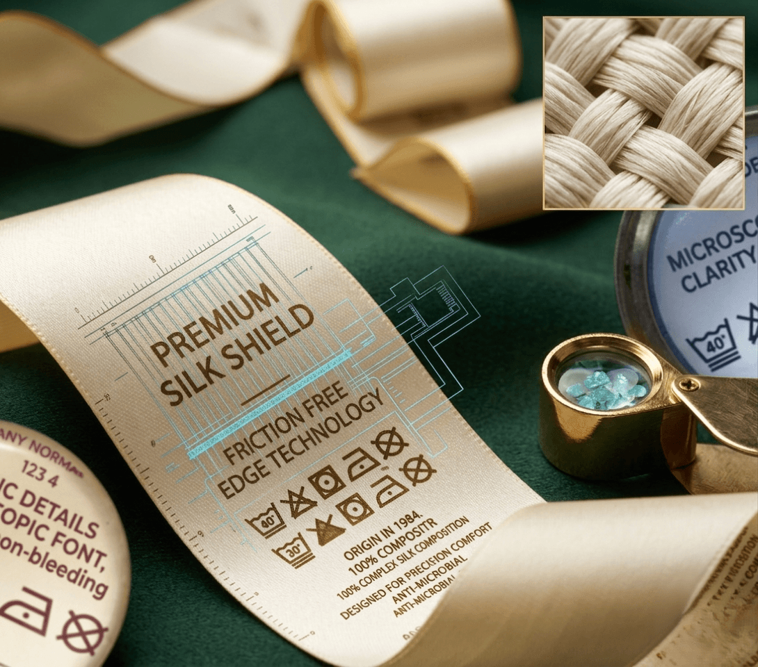 Premium silk satin flexo printing ribbon roll