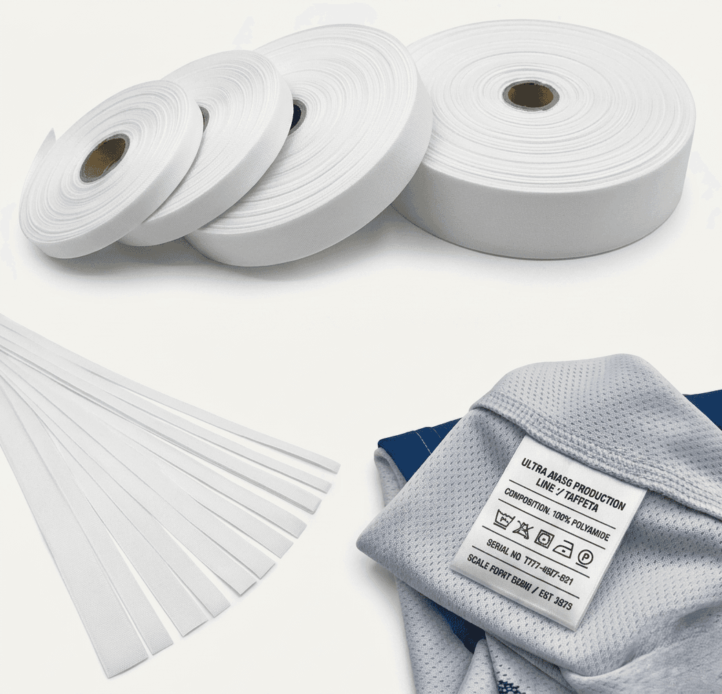 Coated nylon taffeta industrial ribbon roll