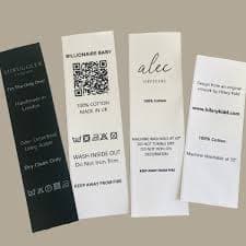 Wash-Resistant Care Label